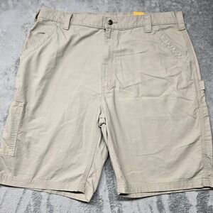 Carhartt Loose Fit Canvas Utility Work Shorts Men's 42 Tan BS0147M NWT‎
